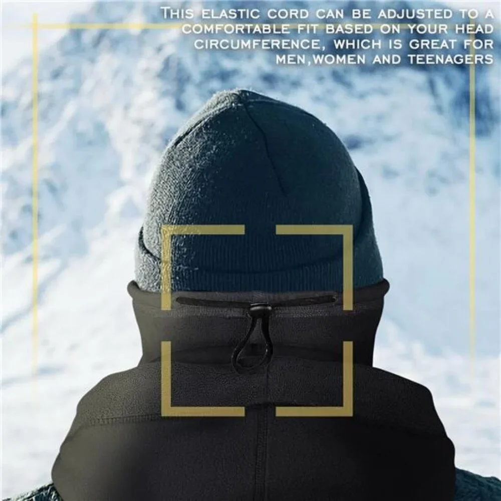 Unisex Balaclava Face Mask Windproof Fleece Ski Mask Winter Neck and Face Warmer